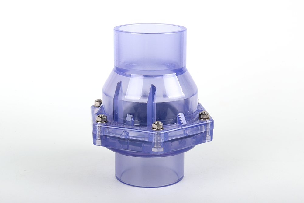 合山透明翻板式止回阀